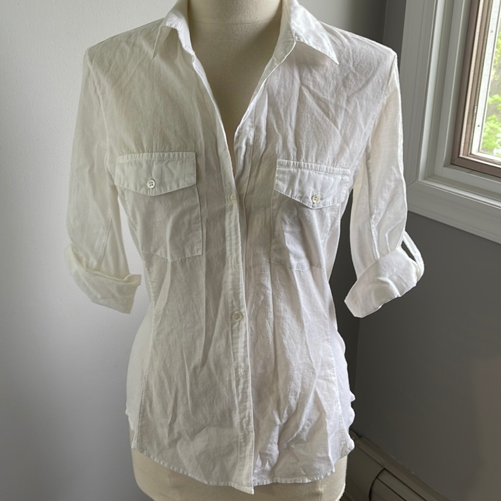 James Perse Button Down Blouse